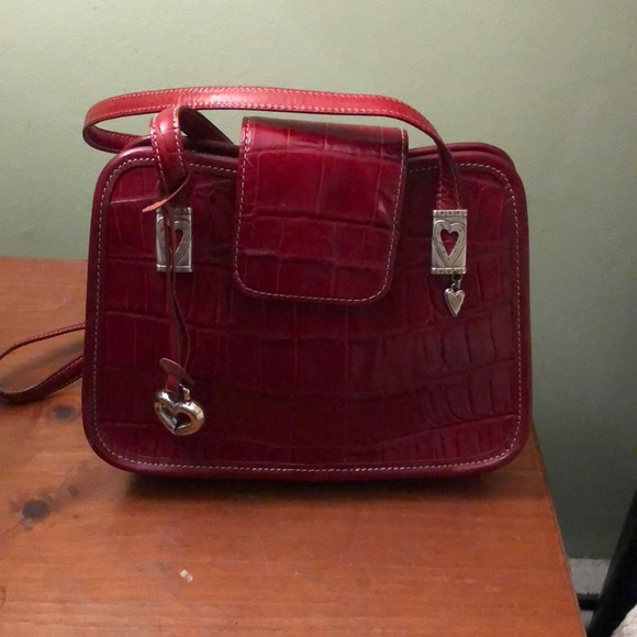 brighton red purse